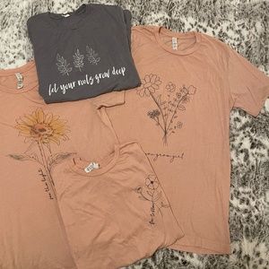 Floral Graphic T-Shirts